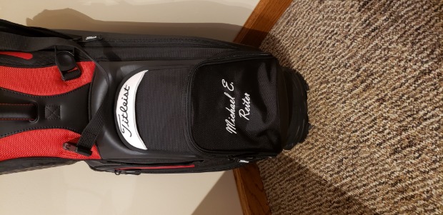 Got my name and country embroided on my golf bag! Looks awesome! : r/golf