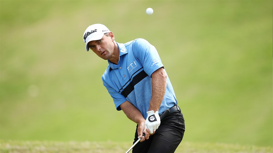 CHarles Howell III plays a chip shot with a Vokey SM7 Wedge at the WGC-Dell Technologies Match Play